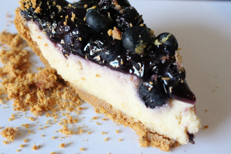 SWEET: Lemon Blueberry Vegan Cheesecake