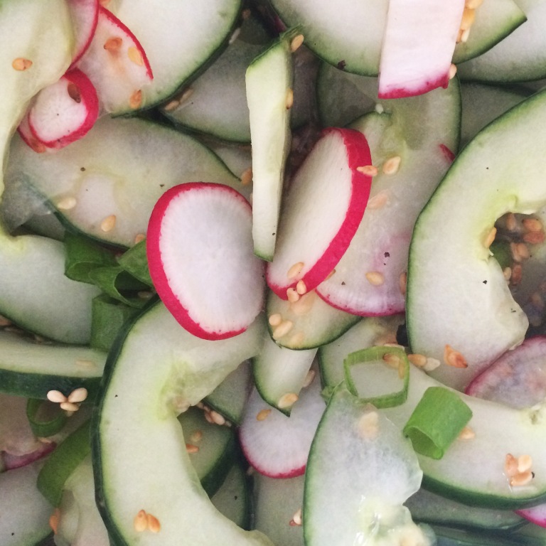 VEGGIES: Sesame Cucumber Salad